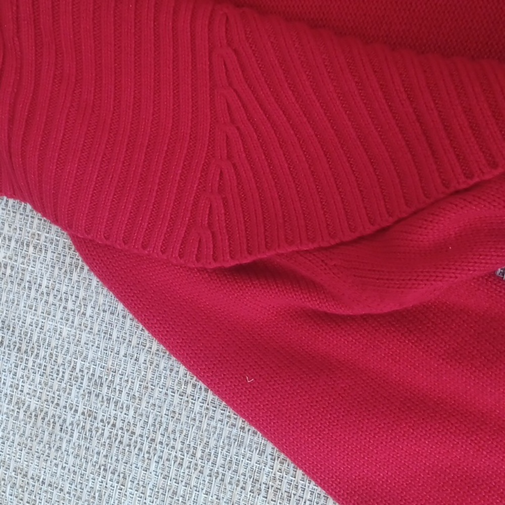Sweater Jacket,Red,SmallEUC - Picture 9 of 9